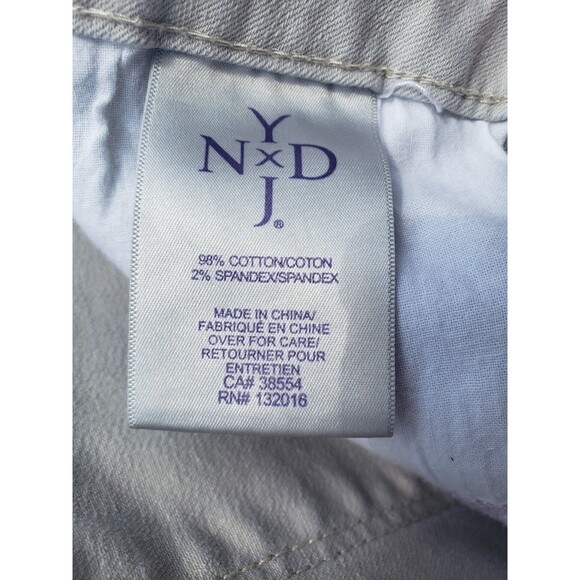 Not Your Daughters Jeans Capris Khaki Tan Cuffed Stretch Womens Sz 16P Lift Tuck - Picture 10 of 16